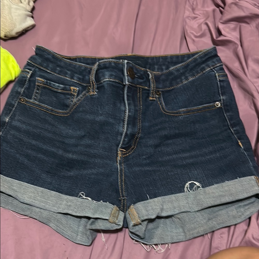 Aeropostale Blue Jean Shorts Classic Style